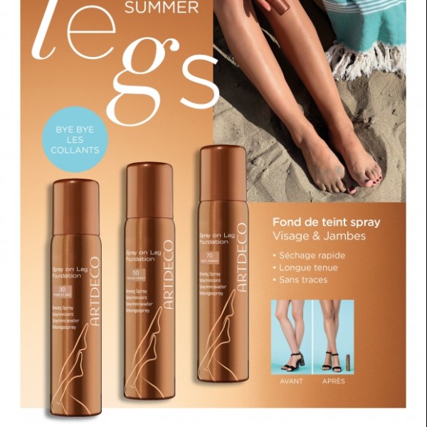 Spray bronzant jambes : un hâle naturel sans traces